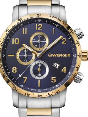 Wenger 01.1543.112 Attitude chronograaf 44 mm 10ATM