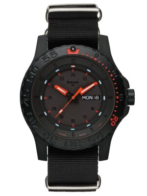 Traser H3 104147 P66 Rood Combat 45mm 20 ATM