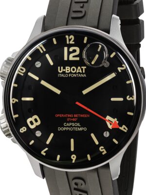 U-boot 8769 Capsoil Qs. Doppiotempo RVS 45mm 10ATM