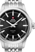 Swiss Military SM34105.01 dameshorloge klassiek saffierglas 28 mm 10ATM
