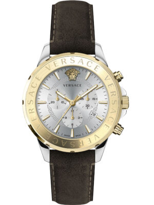 Versace VEV601323 handtekening chronograaf herenhorloge 44 mm 5ATM